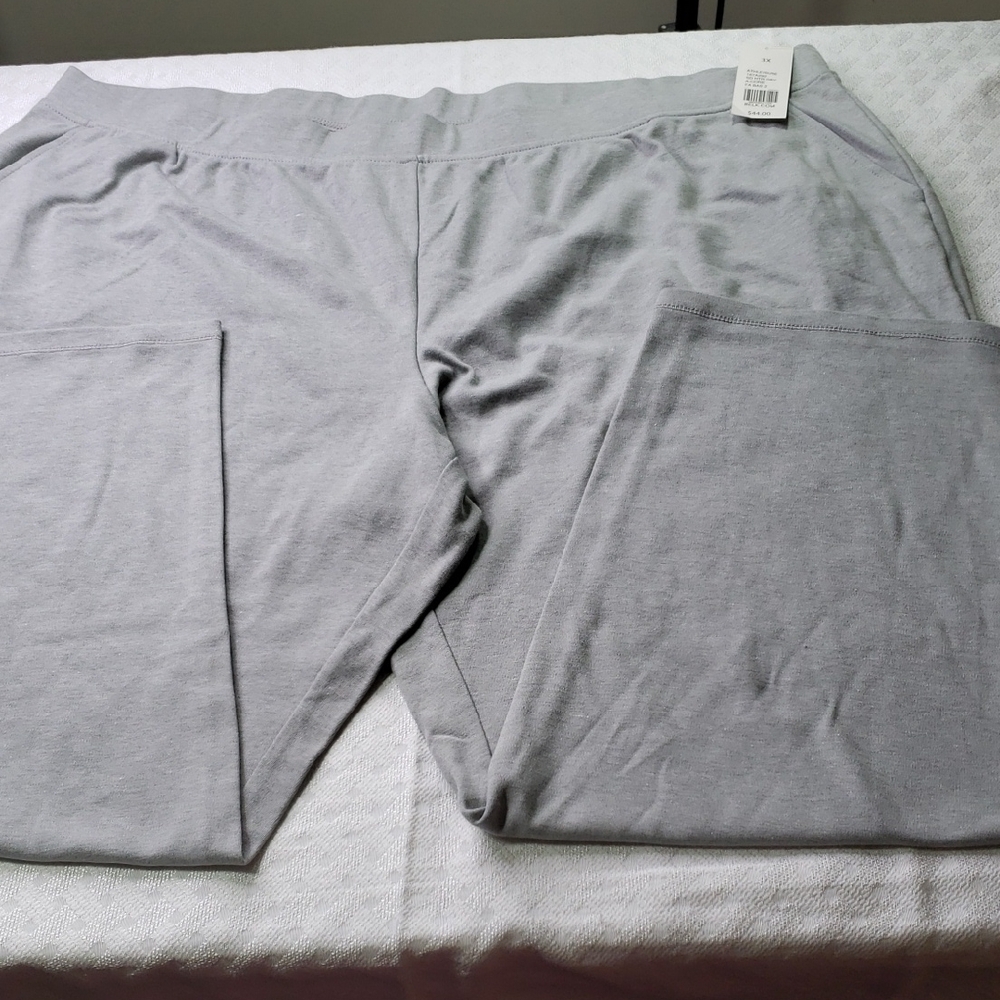 Kim Rogers Athleisure Pants Gray NWT